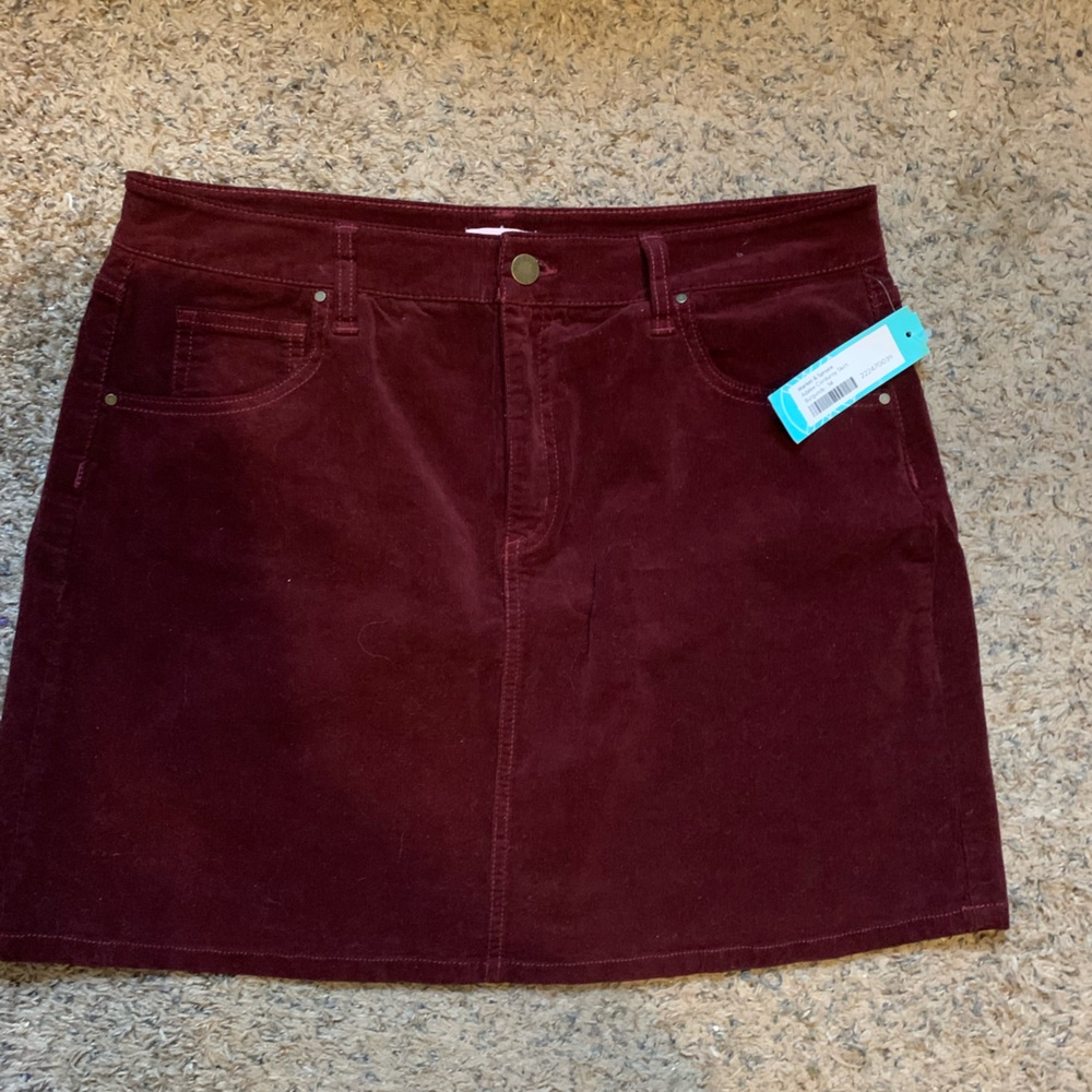 Maroon Skirt